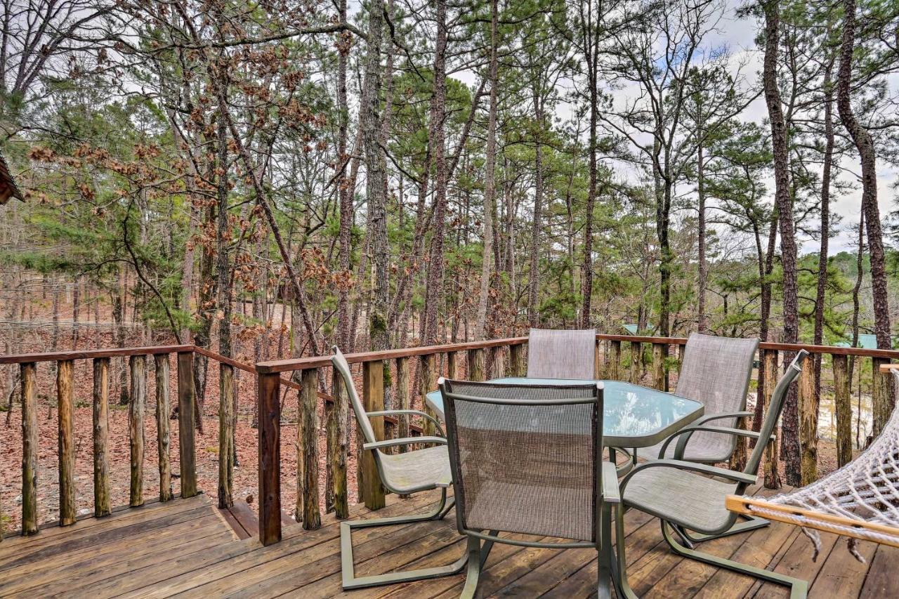Broken Bow Log Cabin With Fire Pit, Pond, And Deck! ภายนอก รูปภาพ